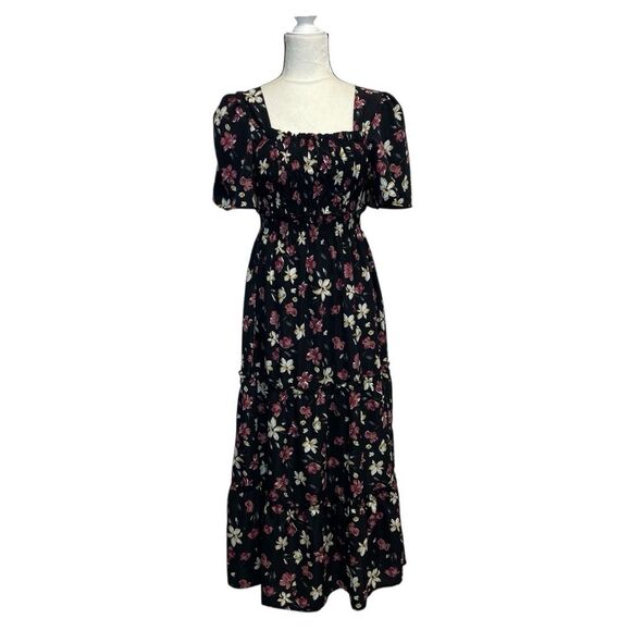 Sapphire Floral Black Maxi Dress Size Small - Picture 1 of 10